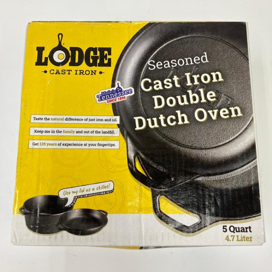 〇〇LODGE ロッジ ダブルダッチオーブン 10 1/4インチ #L8DD3 未開封品 Amazon | ロッジ(LODGE) ダブルダッチオーヴン 10-1/4インチ