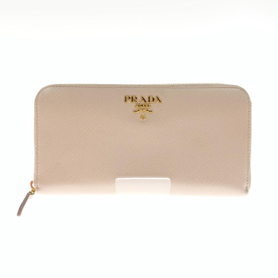 PRADA（プラダ） 〇〇 サフィアーノレザー 財布 ラウンドファスナー 長 