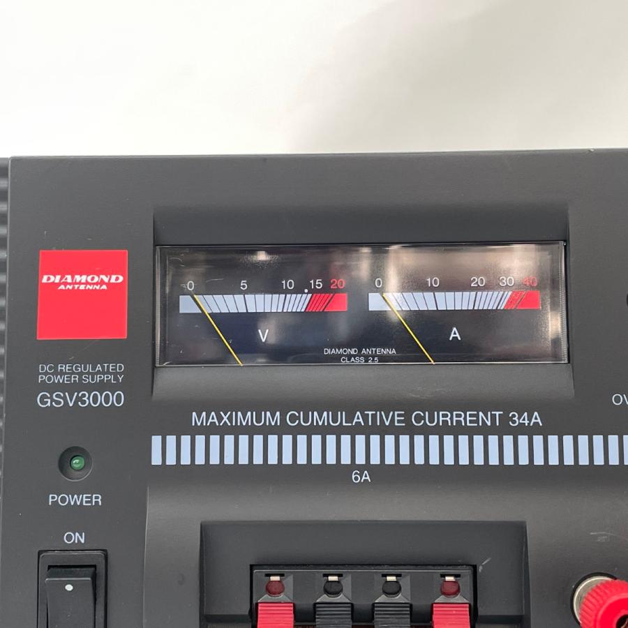 GSV3000 ダイヤモンド リニアシリーズ型 直流 安定化電源 第一電波工業(DIAMOND) リニアシリーズ型直流安定化電源 GSV3000 やや