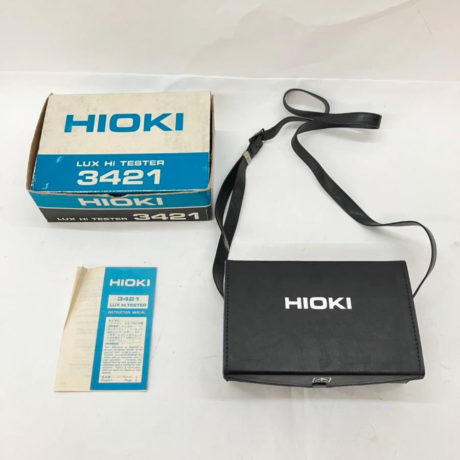 HIOKI 日置電機 照度計 LUX Hi TESTER ルクスハイテスタ 3421 ジャンク品 現状渡し HIOKI 日置電機 照度計 LUX Hi TESTER ルクスハイテスタ 3421 ジャンク