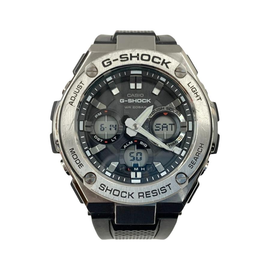 〇〇CASIO カシオ Gショック Gスチール ソーラークォーツ 腕時計 GST-S110 シルバー CASIO（カシオ） 〇〇 Gショック Gスチール ソーラークォーツ 腕時計
