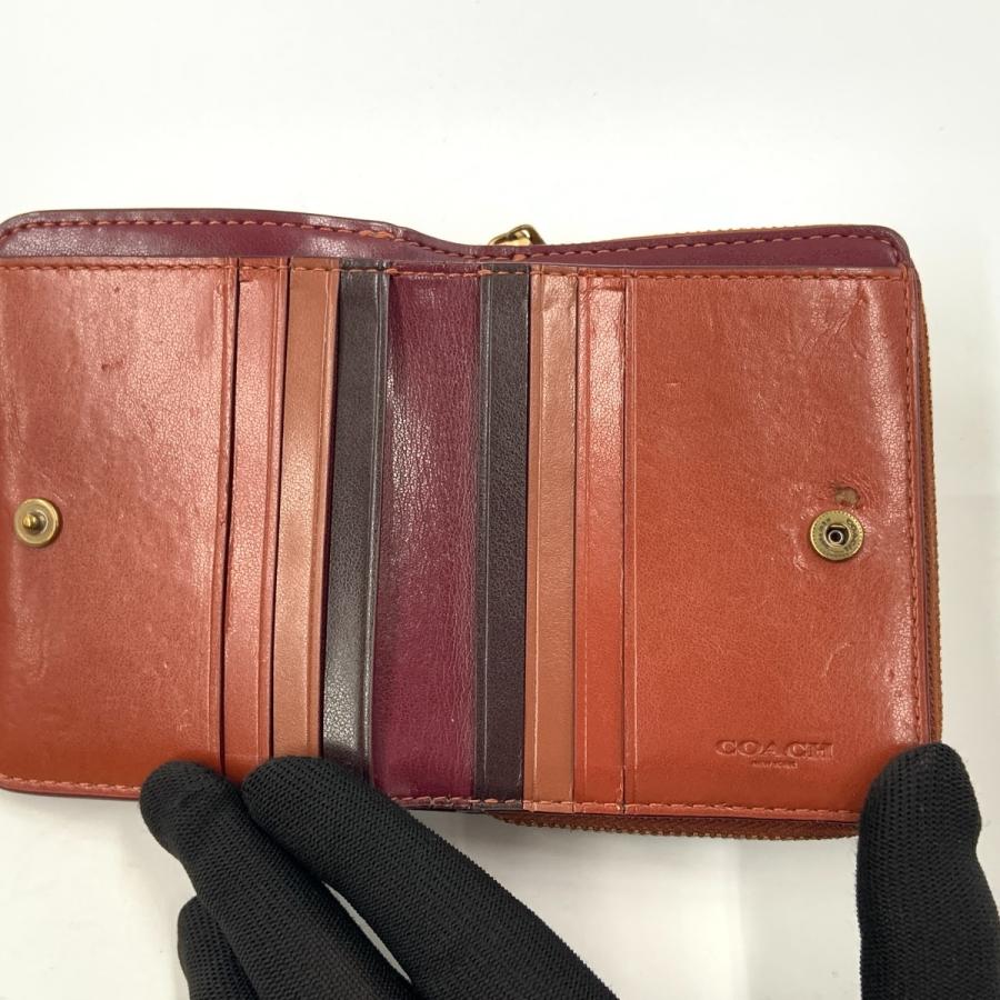 〇〇COACH コーチ ビルフォード 二つ折り財布 C0850 ブラウン COACH（コーチ） 〇〇 ビルフォード 二つ折り財布 C0850 ブラウン 傷や