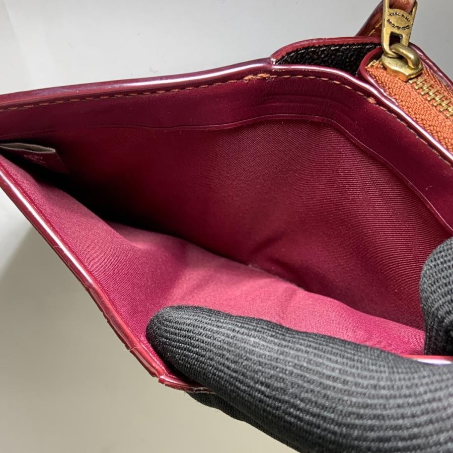 COACH（コーチ） 〇〇 ビルフォード 二つ折り財布 C0850 ブラウン 傷や