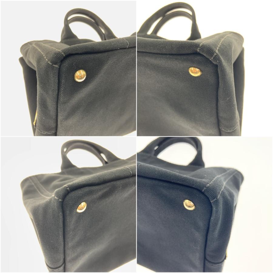 PRADA（プラダ） 〇〇 カナパ 2WAYトートバッグ 1BG642 ブラック やや