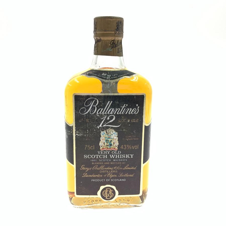 希少未開栓古酒 Ballantine's 12 Years Old ウイスキー 〇〇 Ballantine's バランタイン 12 YEARS OLD 750ml 43% スコッチ