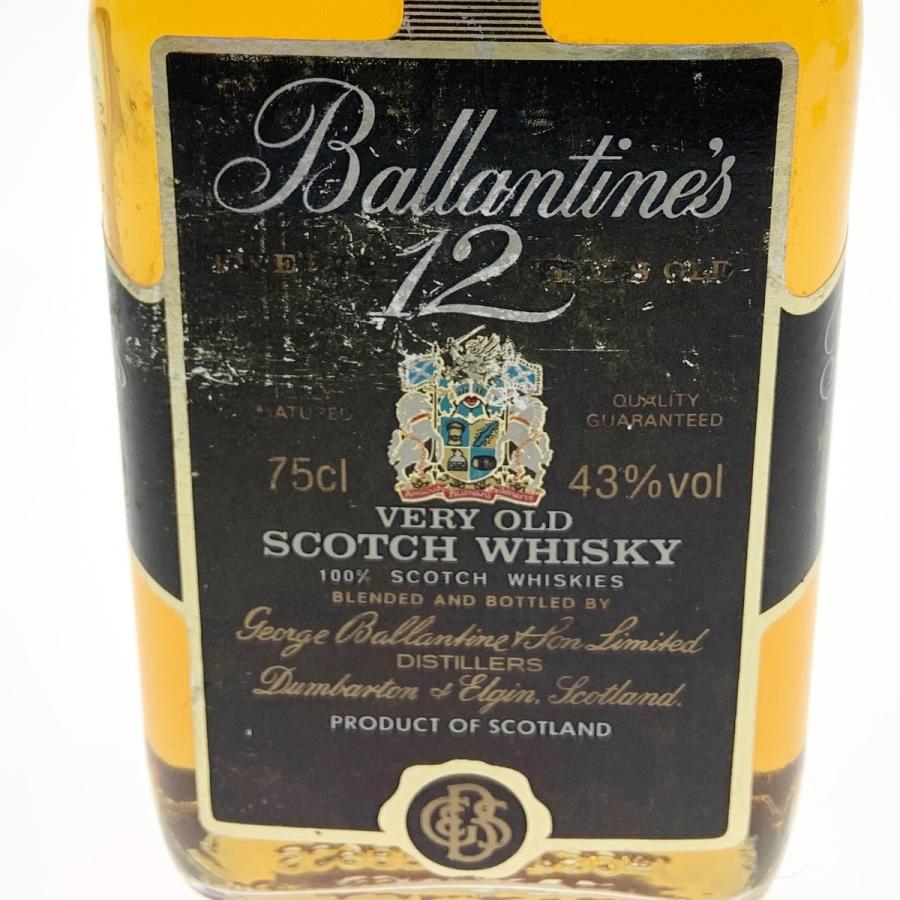 希少未開栓古酒 Ballantine's 12 Years Old ウイスキー 〇〇 Ballantine's バランタイン 12 YEARS OLD 750ml 43% スコッチ
