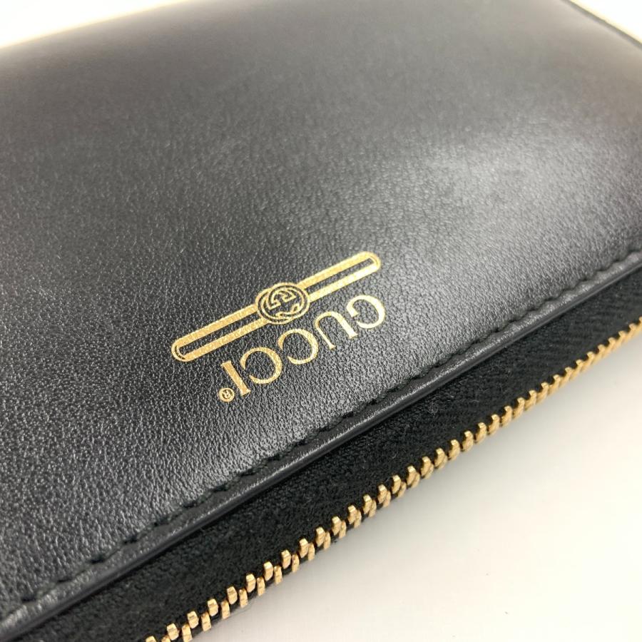 GUCCI（グッチ） 〇〇 ロゴ ジップアラウンドウォレット ラウンド