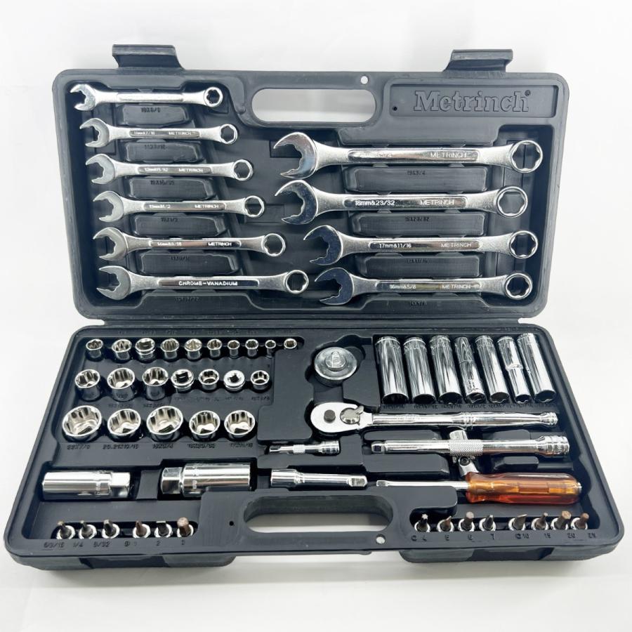 〇〇 METRINCH ハンドツール ツールセット レンチ フルセット 5219392 現状渡し 傷や汚れあり : リサイクルビッグバンヤフー ...
