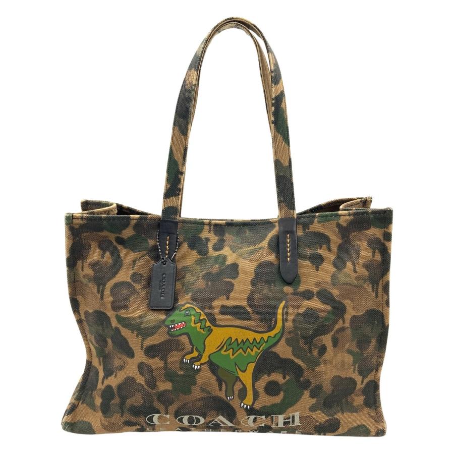 COACH（コーチ） 〇〇 レキシー トート 42 カモフラ柄 迷彩 恐竜