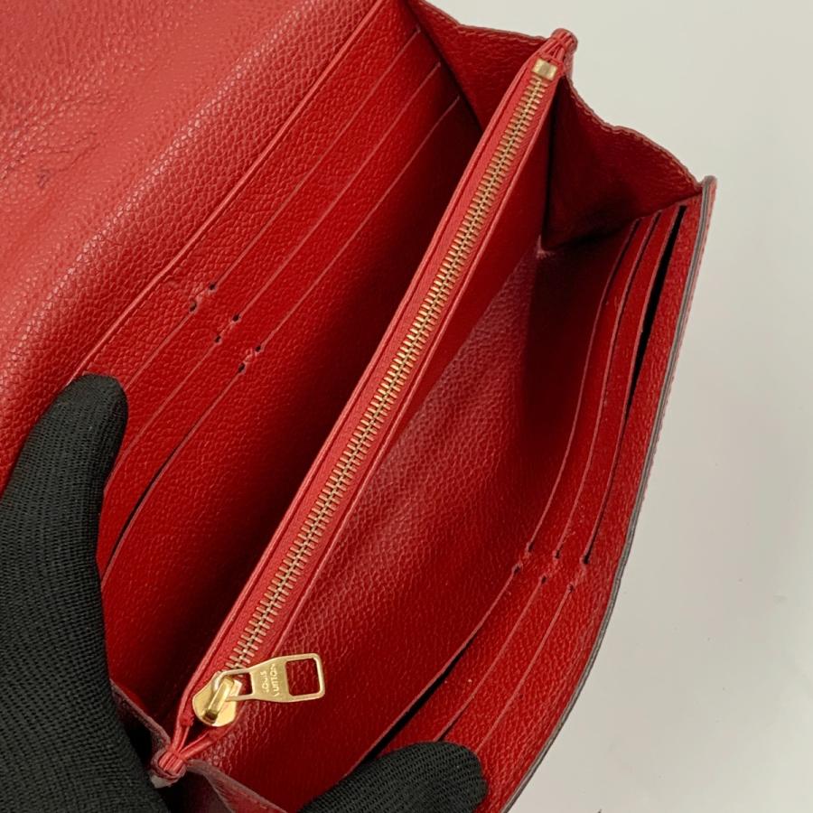 〇〇LOUIS VUITTON ルイヴィトン モノグラム アンプラント ポルトフォイユ サラ  二つ折り長財布 M62213 レッド LOUIS VUITTON（ルイ・ヴィトン） 〇〇 モノグラム アンプラント