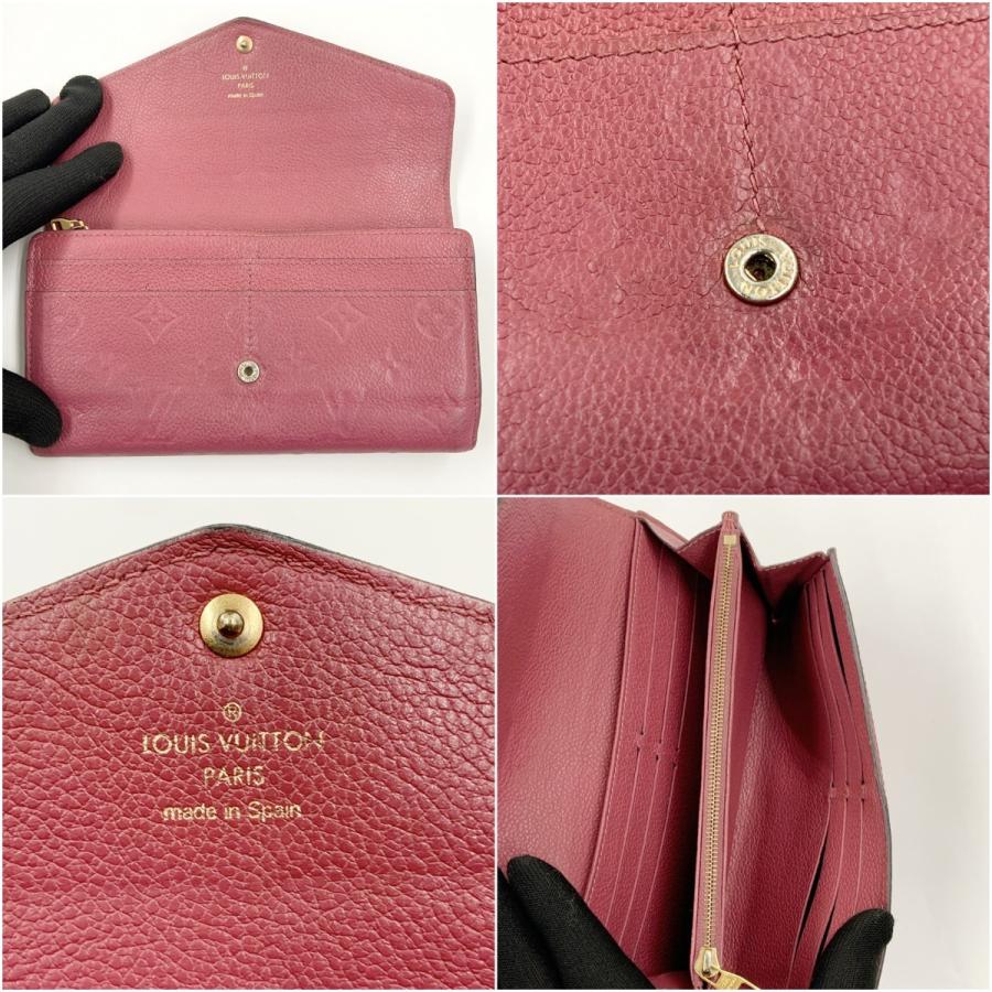〇〇LOUIS VUITTON ルイヴィトン モノグラム アンプラント ポルトフォイユ サラ 二つ折り長財布  M62213 レッド LOUIS VUITTON（ルイ・ヴィトン） 〇〇 モノグラム アンプラント