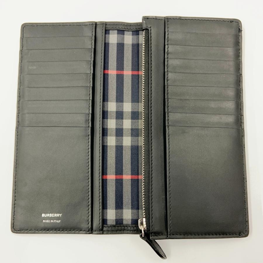 BURBERRY（バーバリー） 〇〇 長財布 ロゴ レザー 二つ折り 長財布