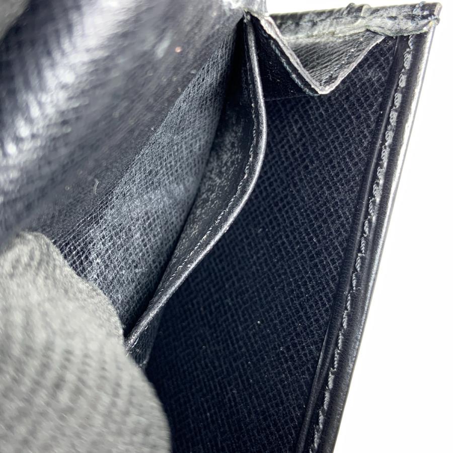 LOUIS VUITTON（ルイ・ヴィトン） エピ 二つ折り財布 ブラック 全体的