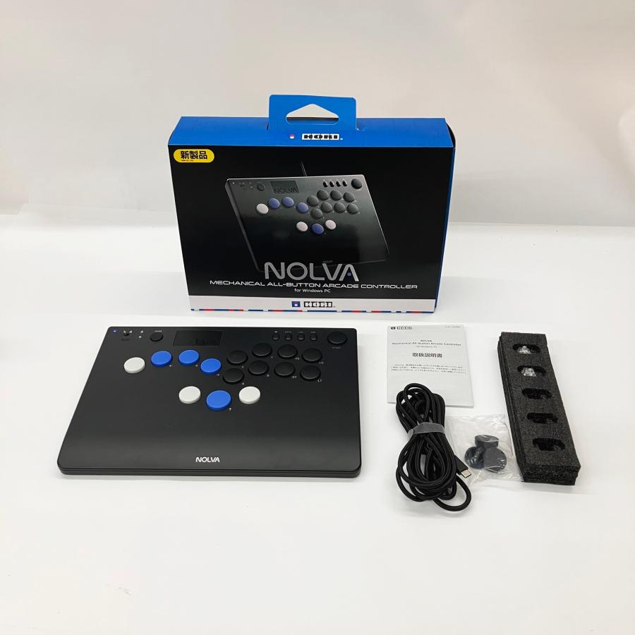 【ほぼ未使用】PC版 HORI NOLVA レバーレスコントローラー 再入荷のお知らせ】レバーレスコントローラー“NOLVA” PS5, PC、追加