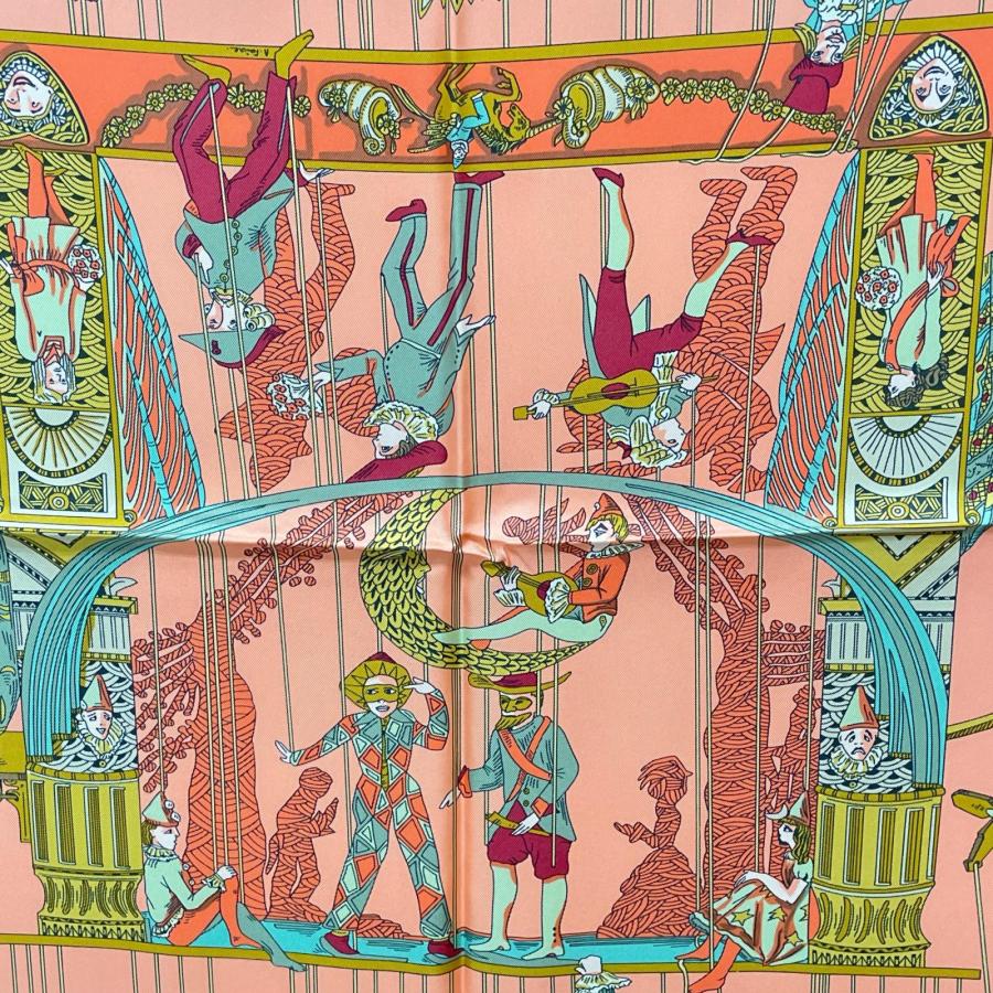 HERMES（エルメス） 大判スカーフ カレ90 LE TEMPS des MARIONNETTES