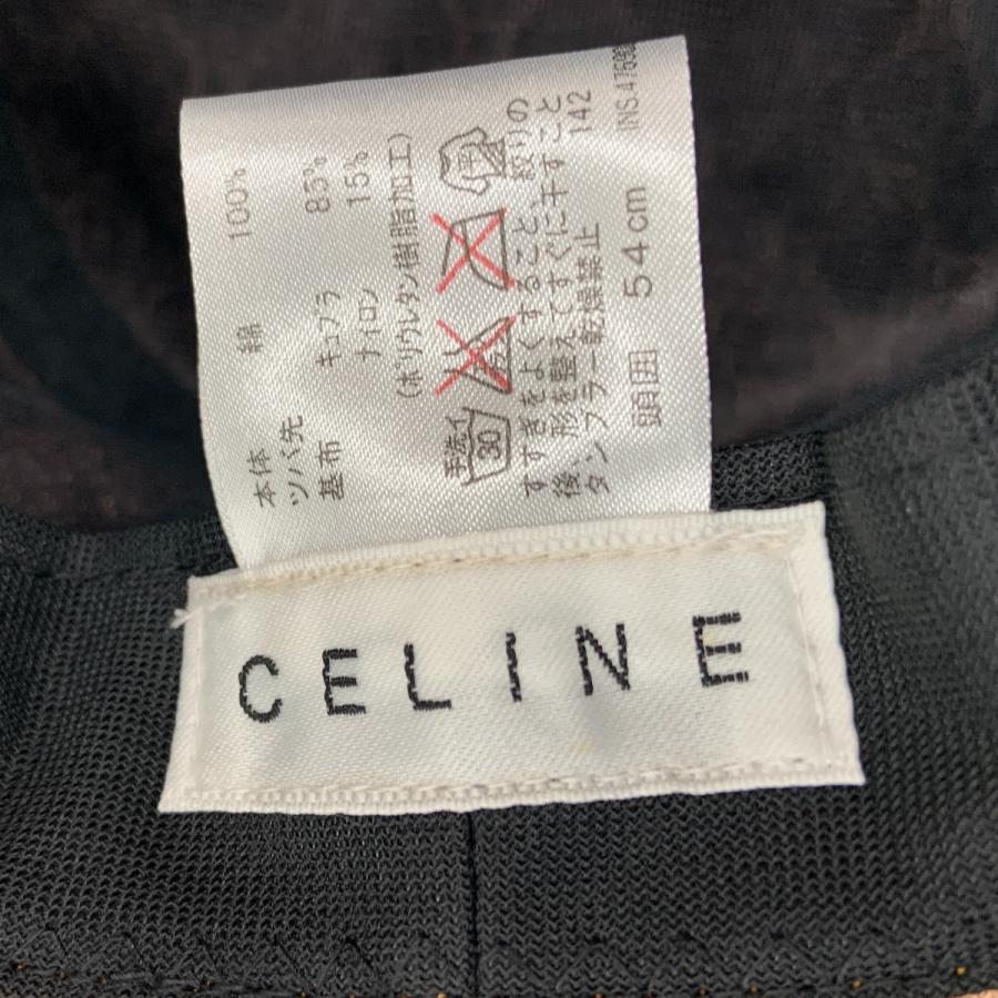 CELINE（セリーヌ） 〇〇 マカダム バケットハット オンワード 54cm