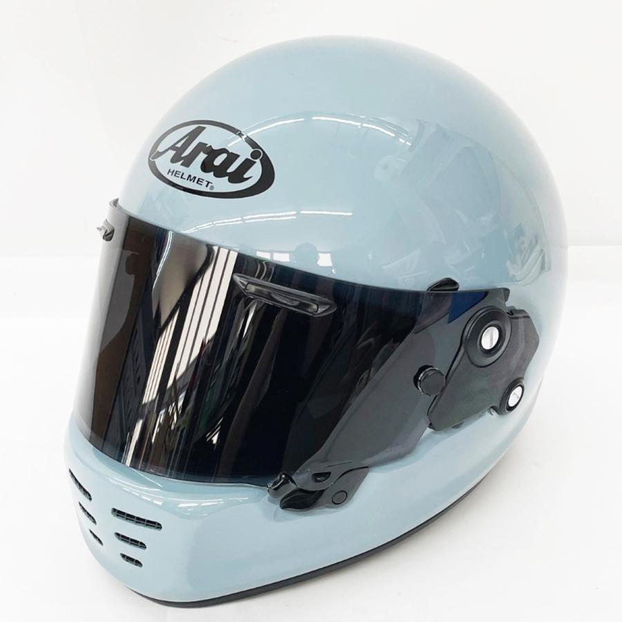 Arai RAPIDE NEO size61.62cm色アイスブルー　中古 Arai アライ ヘルメット RAPIDE NEO 61.62cm アイスブルー 目立った傷