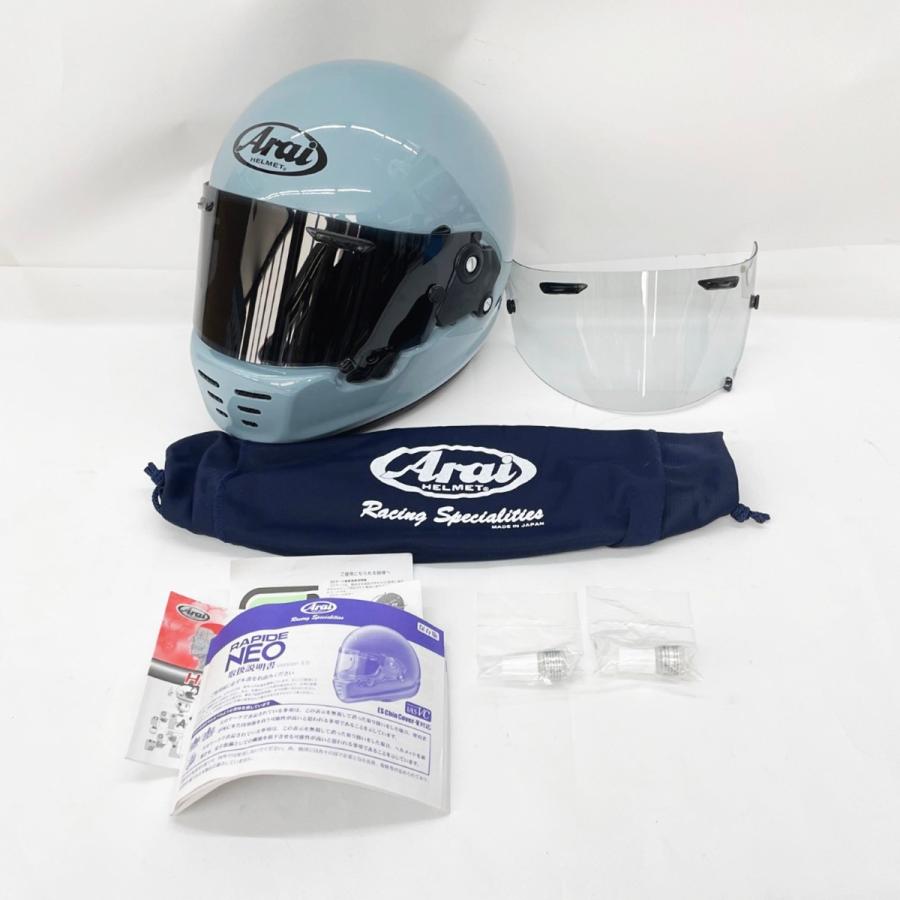 Arai アライ ヘルメット RAPIDE NEO 61.62cm アイスブルー 目立った傷