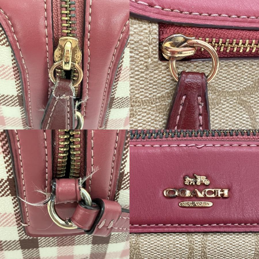 COACH（コーチ） ショルダーバッグ シグネチャー F76630 ピンク