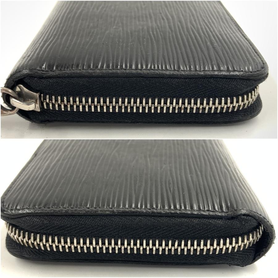 【極美品】ルイヴィトン ジッピーウォレット エピ ラウンドファスナー 黒 銀 LOUIS VUITTON（ルイ・ヴィトン） 〇〇 エピ ジッピーウォレット