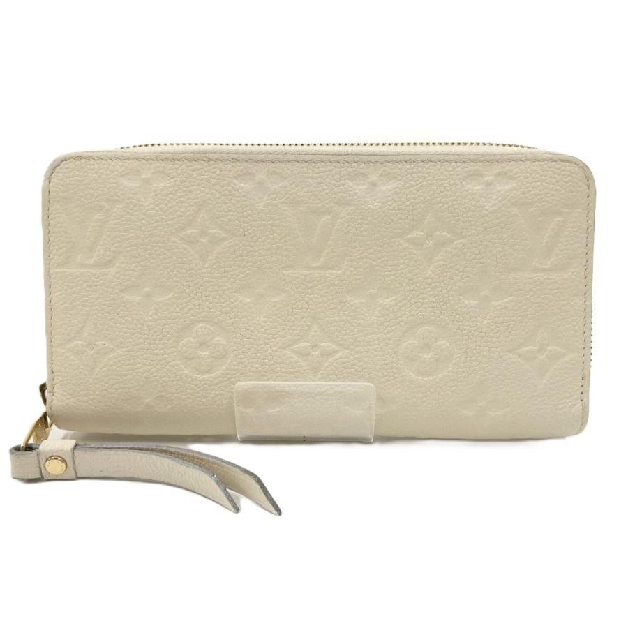 〇〇LOUIS VUITTON ルイヴィトン モノグラム アンプラント ジッピーウォレット  ラウンドファスナー長財布 M60546 ホワイト LOUIS VUITTON（ルイ・ヴィトン） 〇〇 モノグラム アンプラント