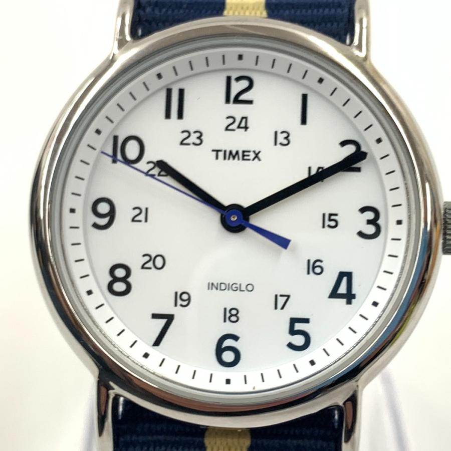 〇〇TIMEX タイメックス CR2016 CELLウィークエンダー セントラルパーク クォーツ 腕時計 ナイロンベルト ブルー x ベージュ TIMEX（タイメックス） 〇〇 CR2016 CELLウィークエンダー セントラル