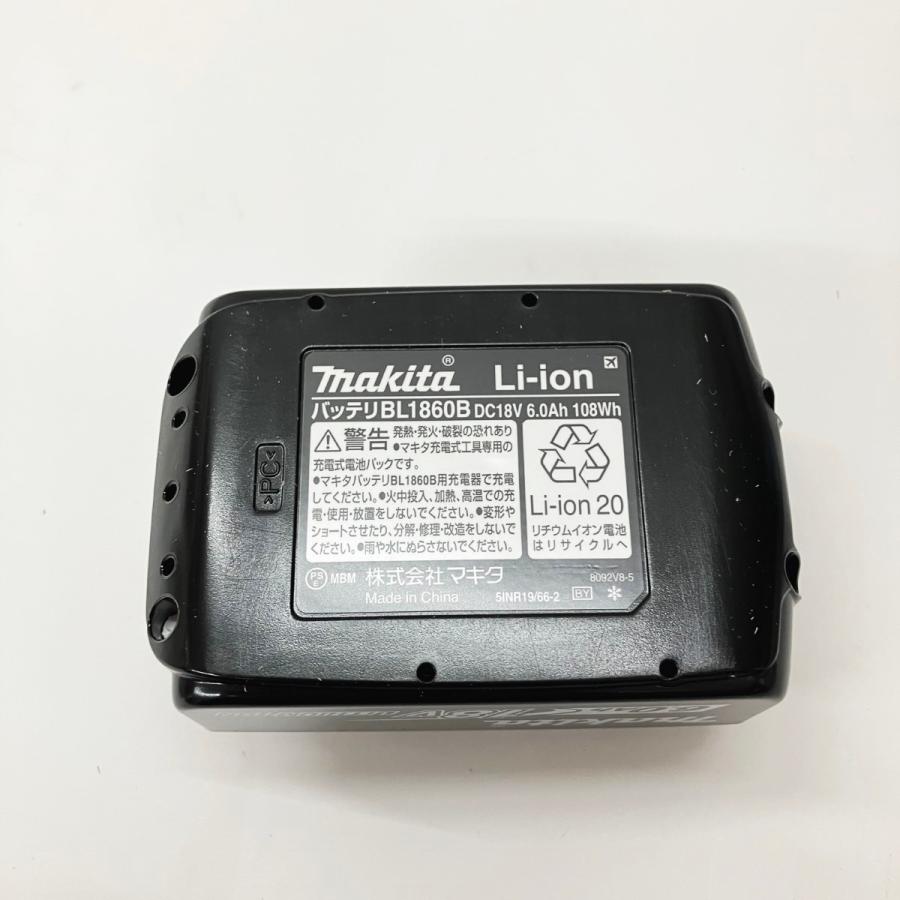 〇〇 MAKITA マキタ バッテリー 未使用品 18v 6.0Ah BL1860B 未使用に近い