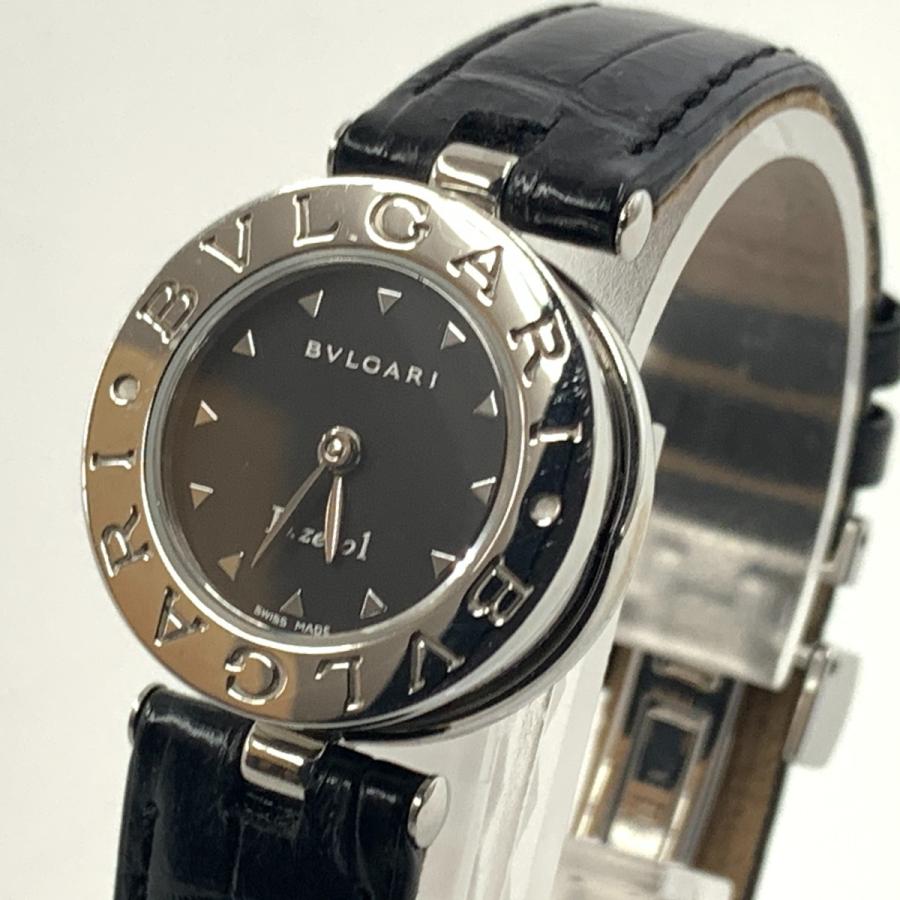 〇〇BVLGARI ブルガリ B.zero1 ビーゼロワン レディース クォーツ 腕時計 D181478 シルバー x ブラック BVLGARI（ブルガリ） 〇〇 B.zero1 ビーゼロワン レディース クォーツ