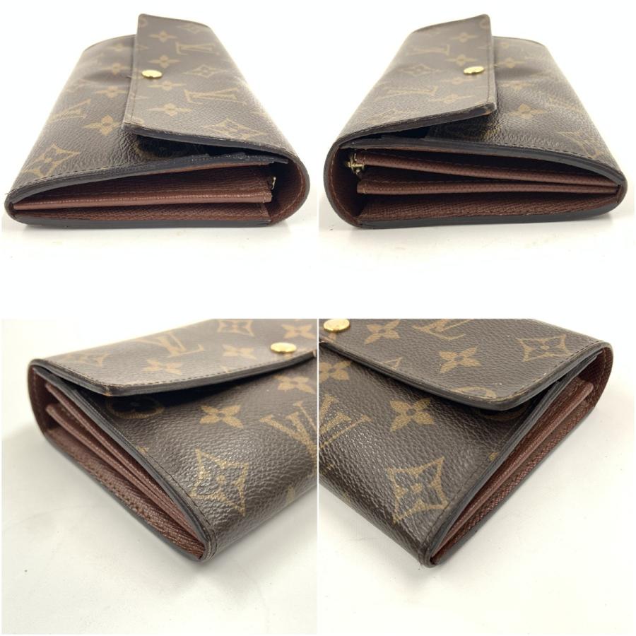ルイヴィトン モノグラム ポシェットポルトモネクレディ 長財布 ブラウン　① LOUIS VUITTON（ルイ・ヴィトン） モノグラム ポシェット ポルト モネ