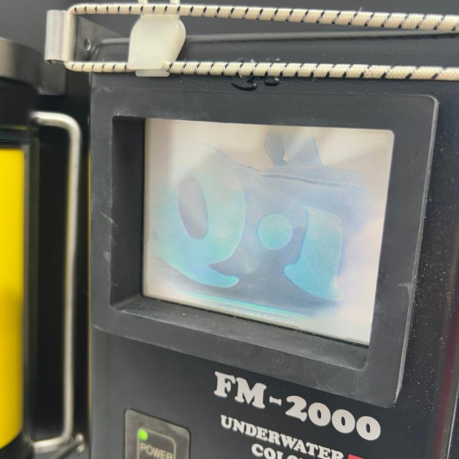 〇〇Q.I 吊下げ式 水中テレビカメラ　水中カメラ　UNDER WATER TV SYSTEM 海中 水中 検査 調査 探査 下水 配管 FM-2000 イエロー ジャンク品 現状渡し 〇〇 Q.I 吊下げ式 水中 テレビカメラ UNDER WATER TV SYSTEM 海中