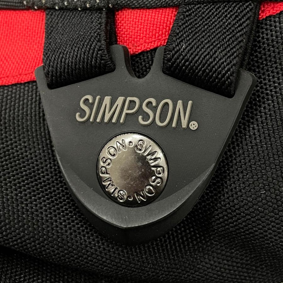 SIMPSON バイクジャケット FLAGSHIP プロテクター完備 SIZE M ブラック