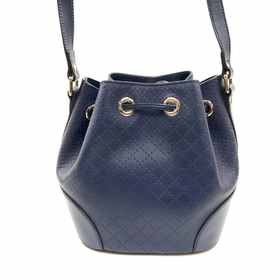 GUCCI　巾着 GUCCI（グッチ） ディアマンテ 巾着 ショルダーバッグ 354229 ネイビー