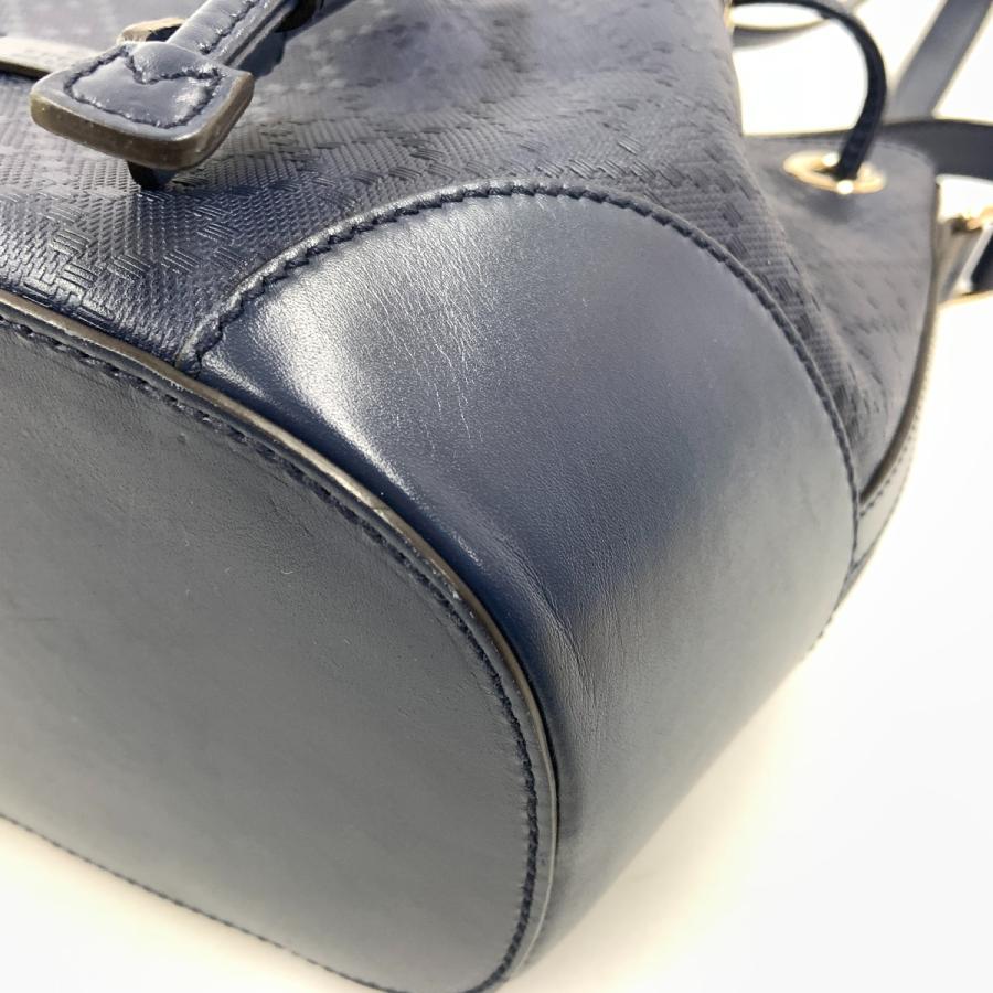 GUCCI（グッチ） ディアマンテ 巾着 ショルダーバッグ 354229 ネイビー