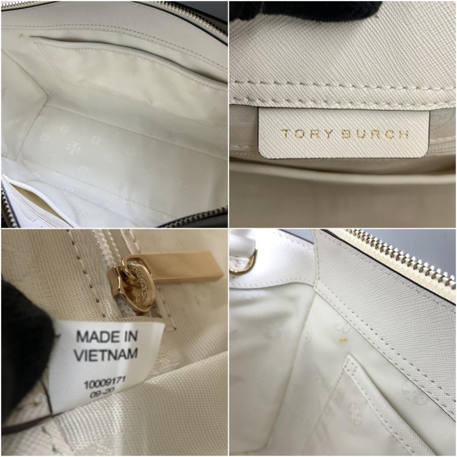 TORY BURCH（トリーバーチ） 刺繍 2way ショルダーバッグ アイボリー