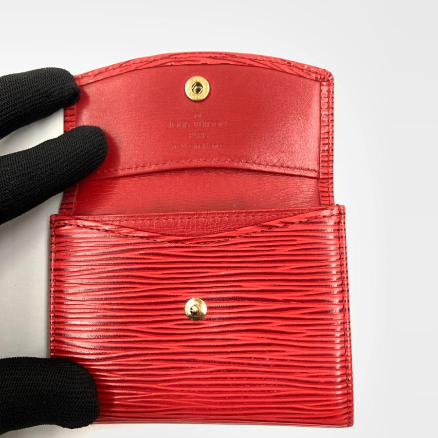 LOUIS VUITTON ルイヴィトン ルイ ヴィトン エピ ポルトモネ サーンプル ケース パース 小銭入れ M6341E レッド 現状渡し ジャンク品 LOUIS VUITTON ルイヴィトン ルイ ヴィトン エピ ポルトモネ