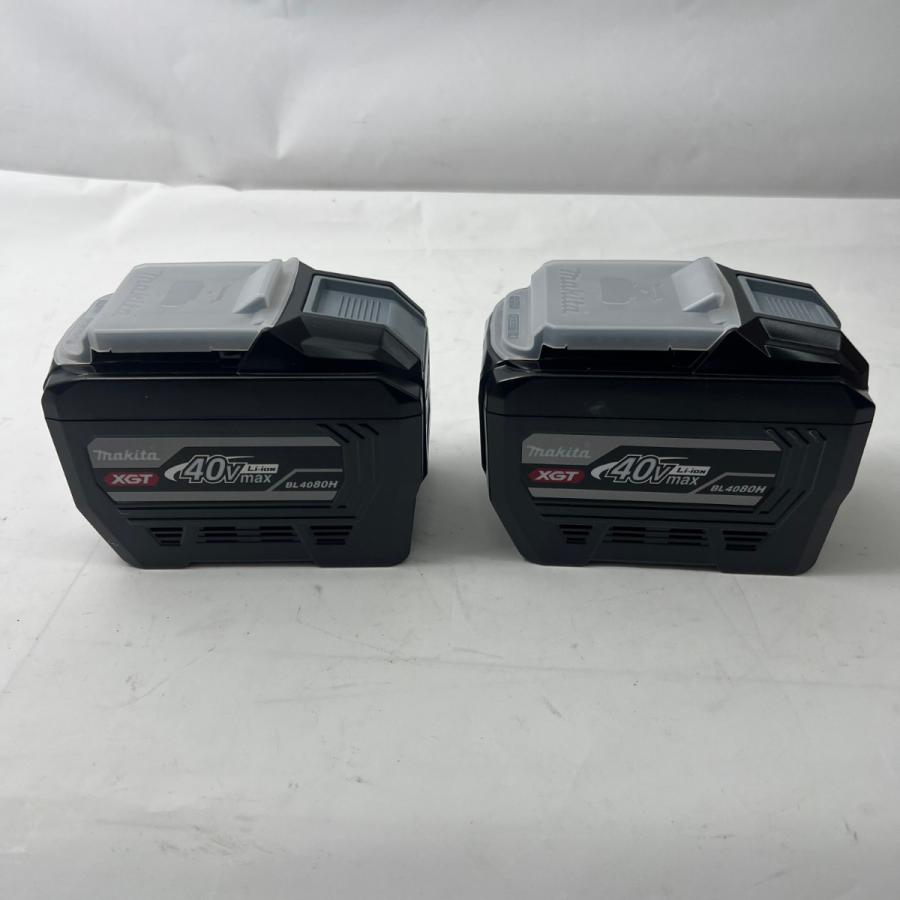 MAKITA マキタ 40Vmaxパワーソースキット バッテリBL4080H×2個・急速充電器DC40RB XGT16 A00055 未使用に近いの画像