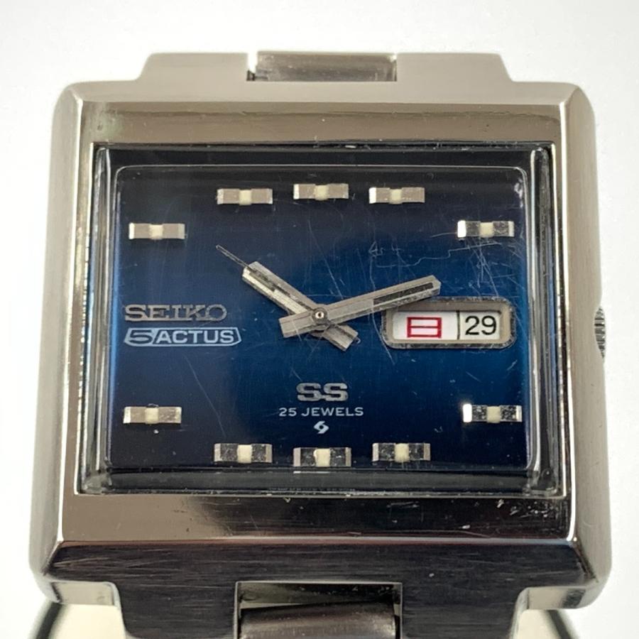 ★美品！SEIKOセイコー 5 ACTUS 25石自動巻 メンズ腕時計　動作良好 SEIKO（セイコー） 5ACTUS 5アクタス 25JEWELS 25石 自動巻き