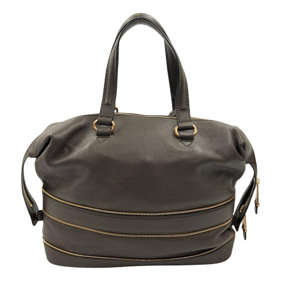 EMPORIO ARMANI エンポリオアルマーニ ハンドバッグ ボストンバッグ  ブラウン やや傷や汚れありの画像