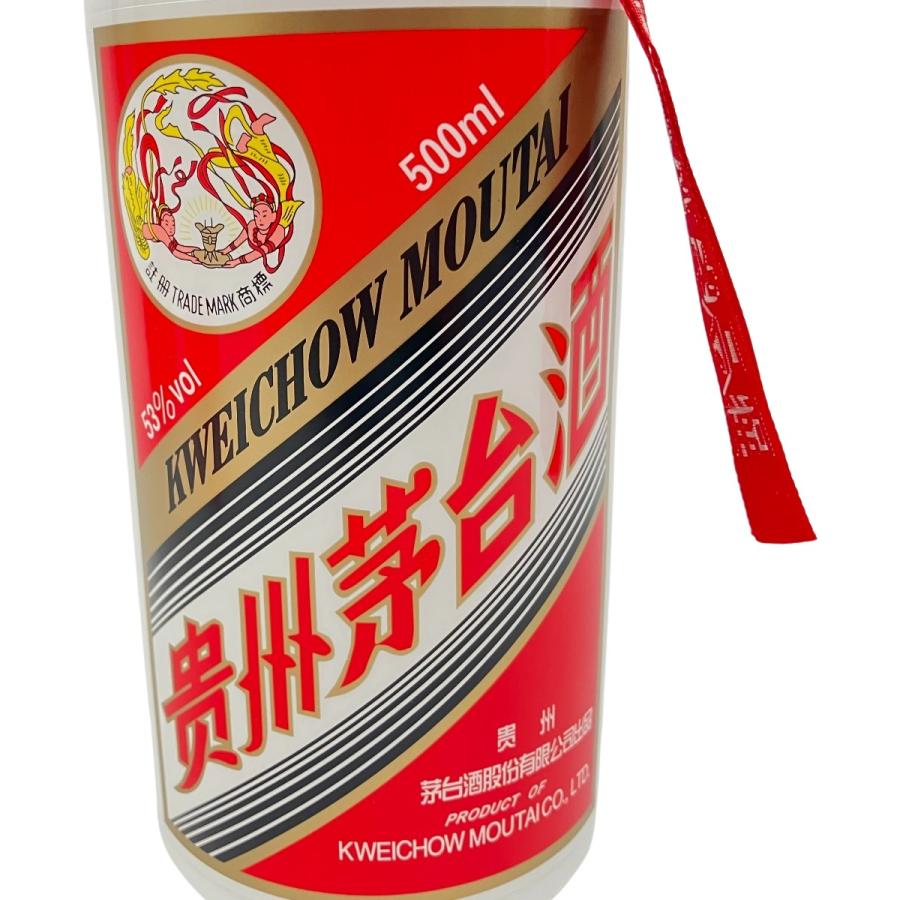 貴州茅台酒 マオタイ酒 天女ラベル 53% 500ml ミニグラス 付き 未使用
