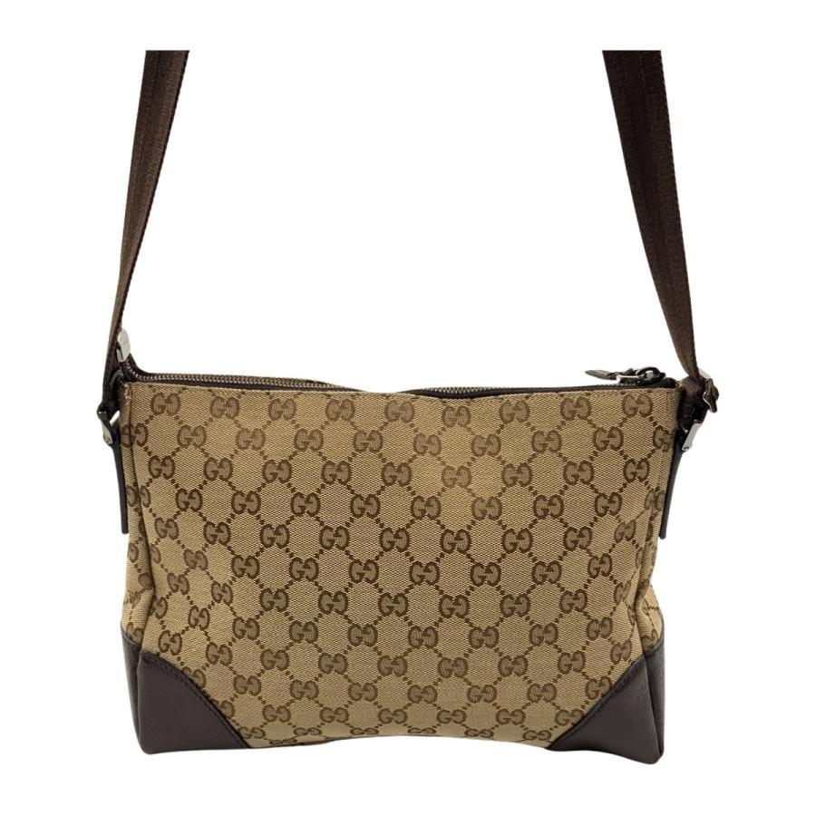 GUCCI（グッチ） GGキャンバス ショルダーバッグ 114273 ベージュ x