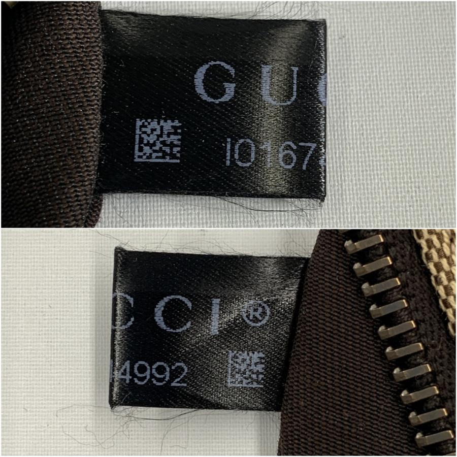 GUCCI（グッチ） GGキャンバス ショルダーバッグ 114273 ベージュ x