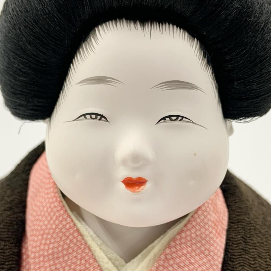 お福さん 木目込み人形 約20cm 人形 傷や汚れあり : リサイクル