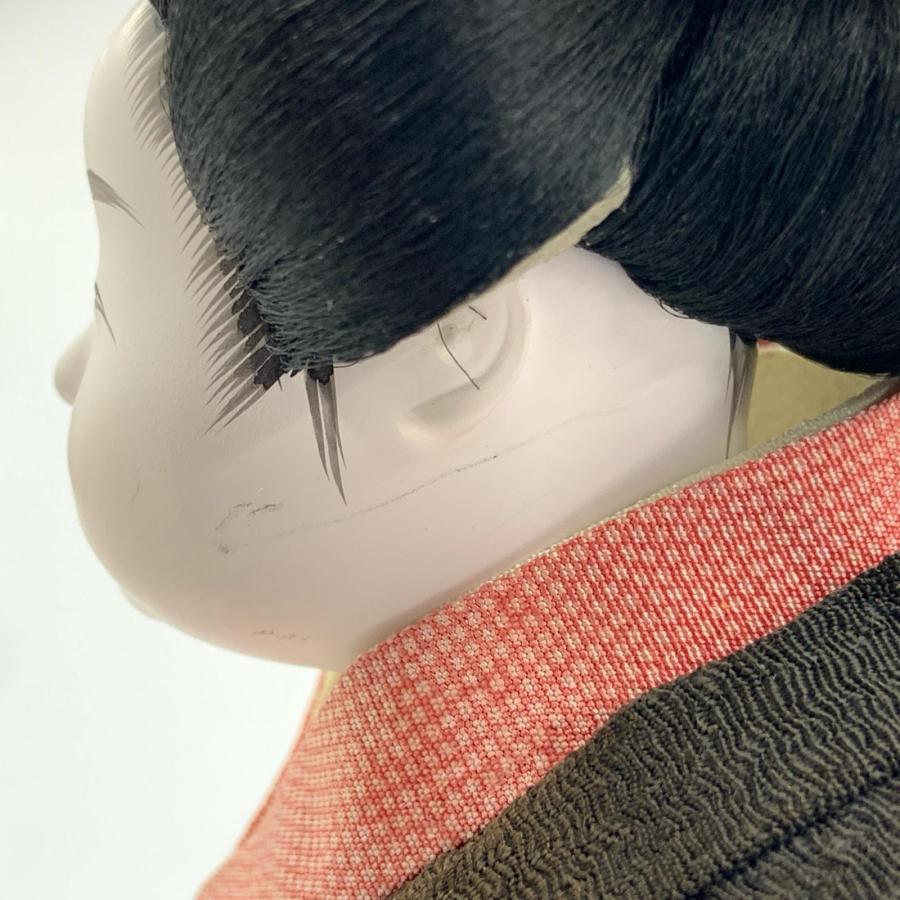 お福さん 木目込み人形 約20cm 人形 傷や汚れあり : リサイクル