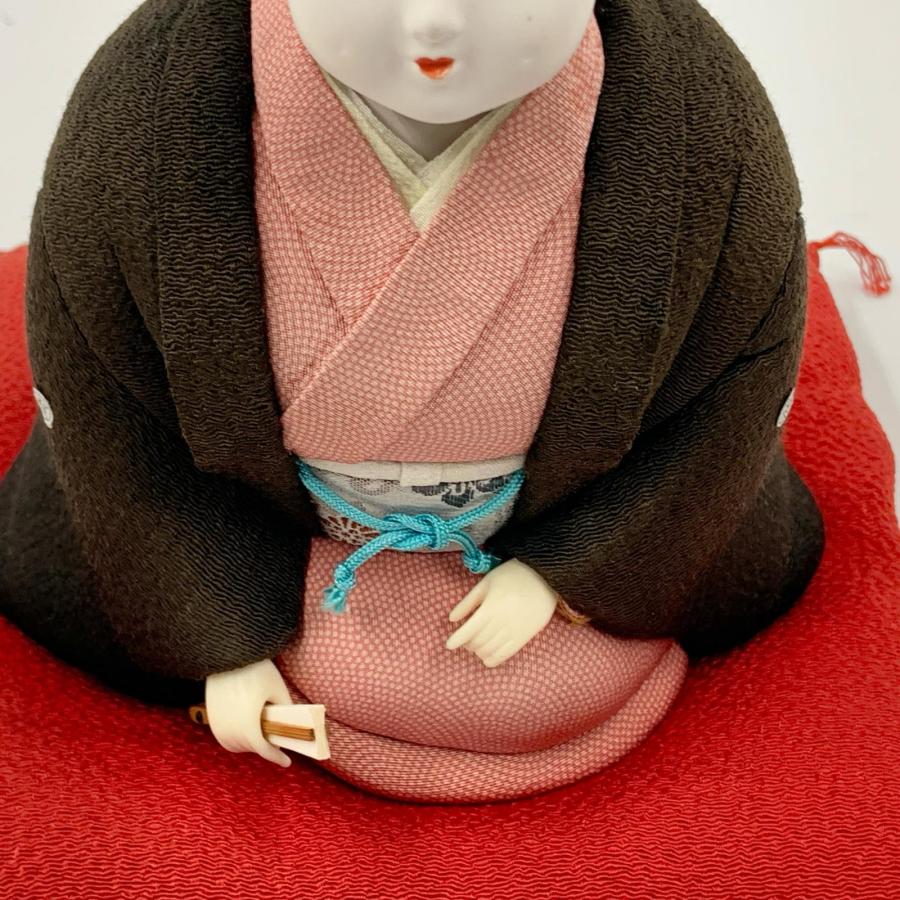 お福さん 木目込み人形 約20cm 人形 傷や汚れあり : リサイクル