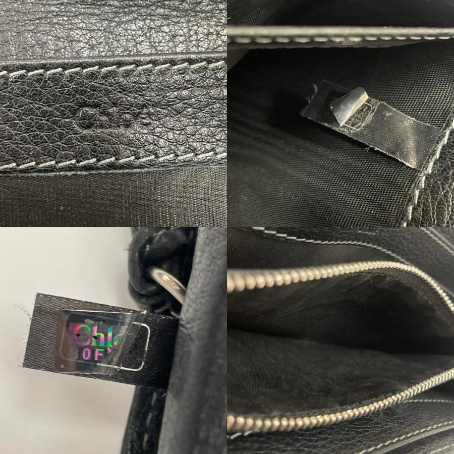 Chloe（クロエ） 長財布 パディントン ブラック×ゴールド 傷や汚れあり