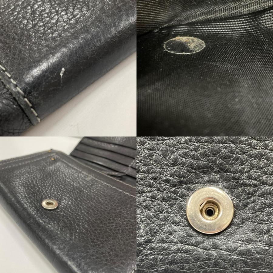 Chloe（クロエ） 長財布 パディントン ブラック×ゴールド 傷や汚れあり
