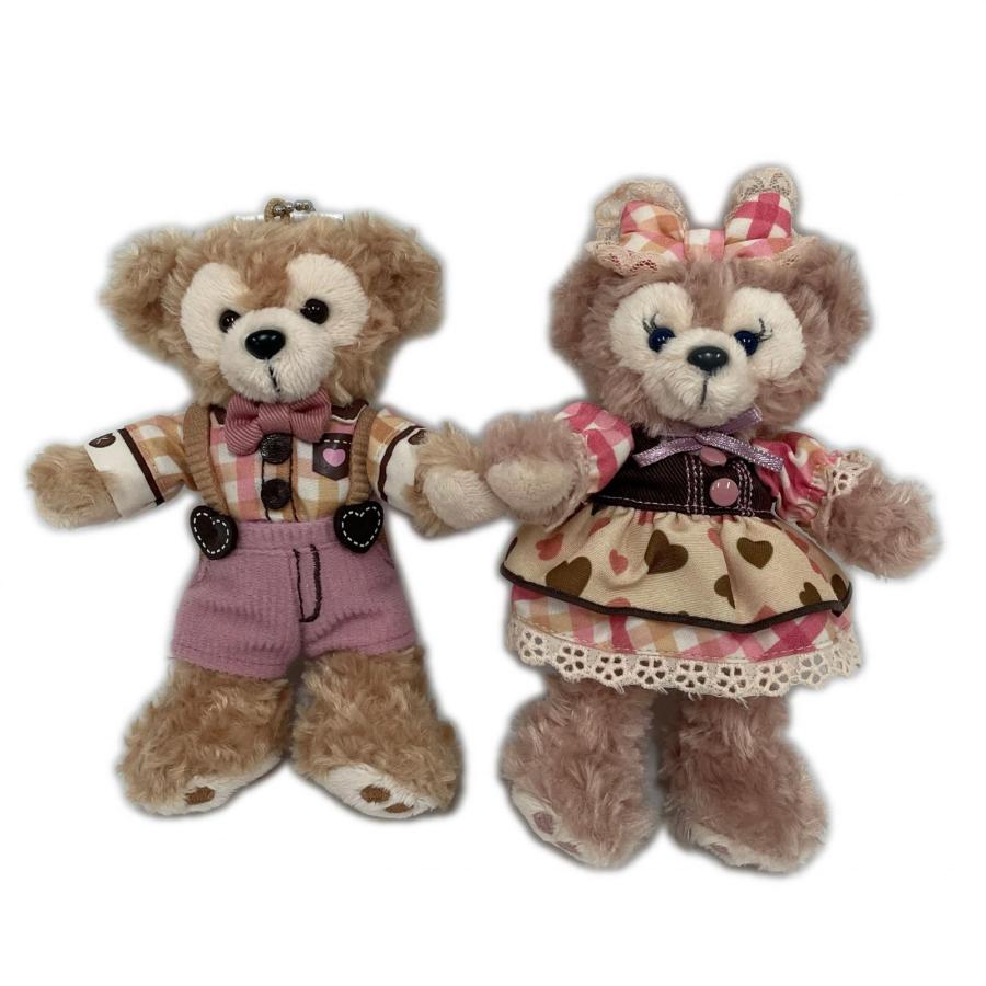【新品タグ付き】 ダッフィー シェリーメイ 2017 ぬいぐるみバッジ ぬいバ ぬいぐるみバッジ 2017年東京ディズニーシー限定 スウィートダッフィー