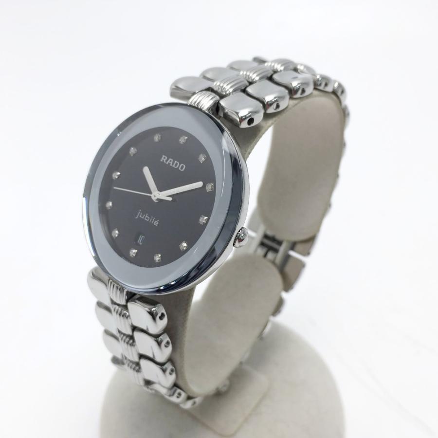 RADO ラドー ジュビリー 12Pダイヤ デイト 129.3763.4 ブラック 