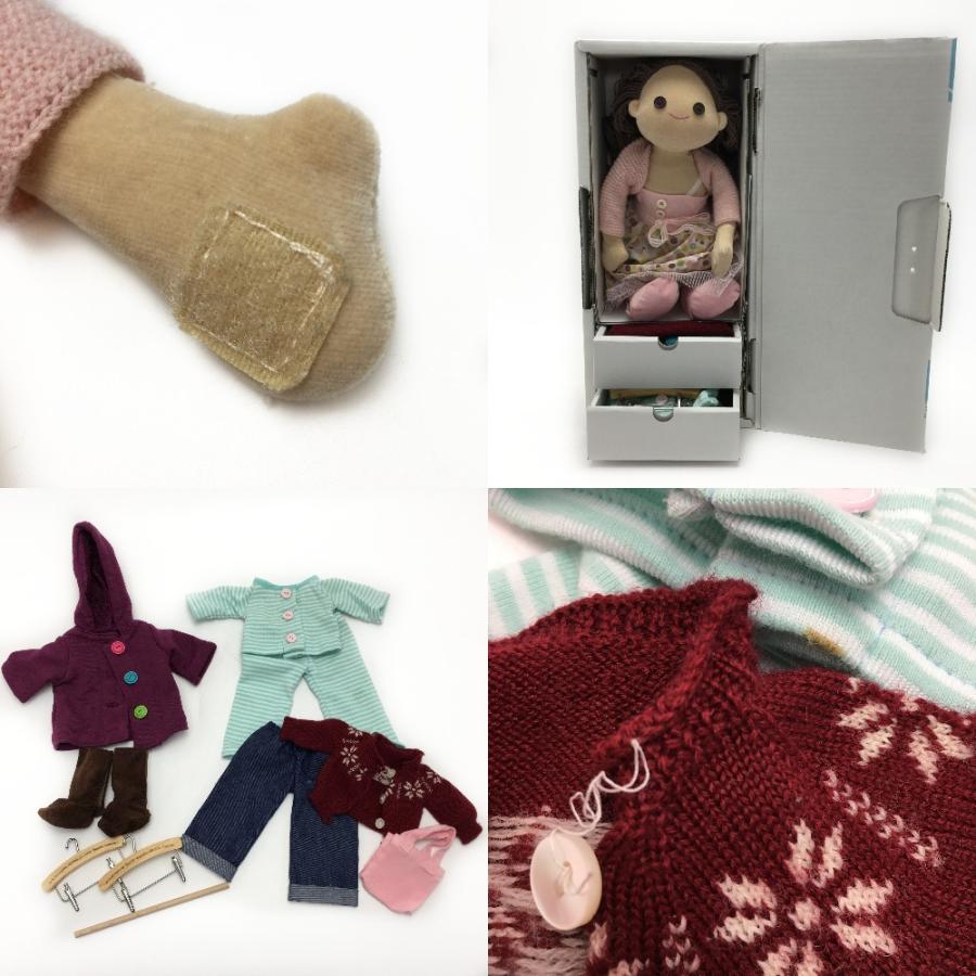 anikaclub《 ハンドメイド 人形 》クローゼット お洋服セット やや傷や