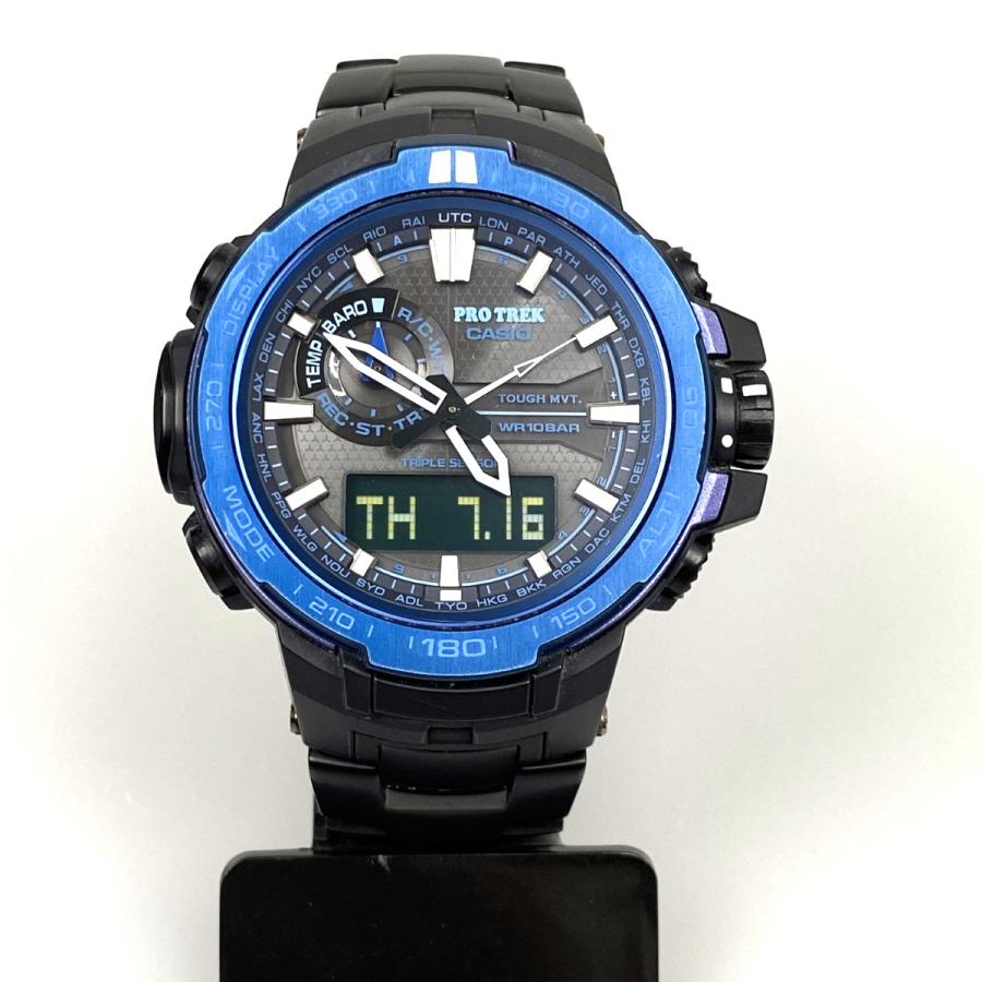 美品✨ CASIO PRO TREK PRW-6000SYT 電波ソーラー 稼働 CASIO（カシオ） PRO TREK 電波ソーラー PRW-6000SYT-1JF 傷や汚れあり